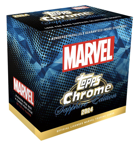 Topps Marvel Chrome Sapphire Edition Hobby Box - 2024