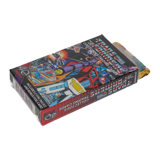 Transformers 40th Anniversary Trading Cards Hanger Box