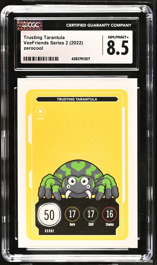 VeeFriends Trusting Tarantula ZeroCool VeeFriends Series 2 2022 CGC8.5 Gary Vaynerchuk Originally Owned