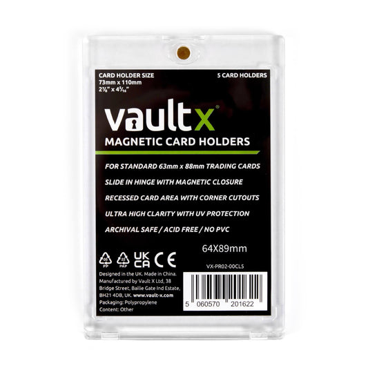 Vault X Magnetic Card Holders One Touch Case 35pt (5 Pack)