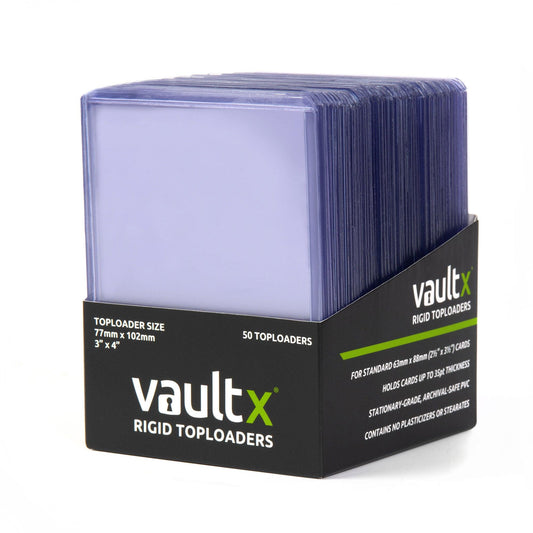 Vault X Rigid Toploaders 35pt (50 Pack)