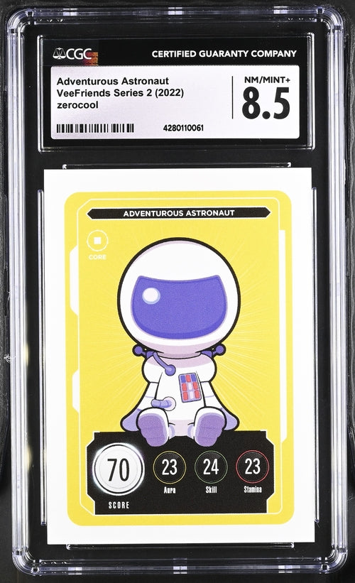 VeeFriends Adventurous Astronaut ZeroCool VeeFriends Series 2 2022 CGC8.5 Gary Vaynerchuk Originally Owned