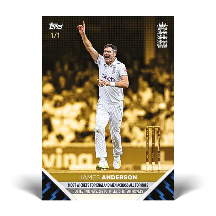 Topps England Cricket Team Set 2024