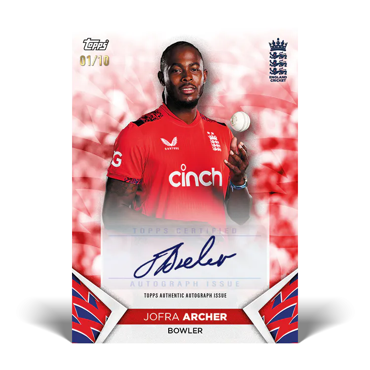 Topps England Cricket Team Set 2024