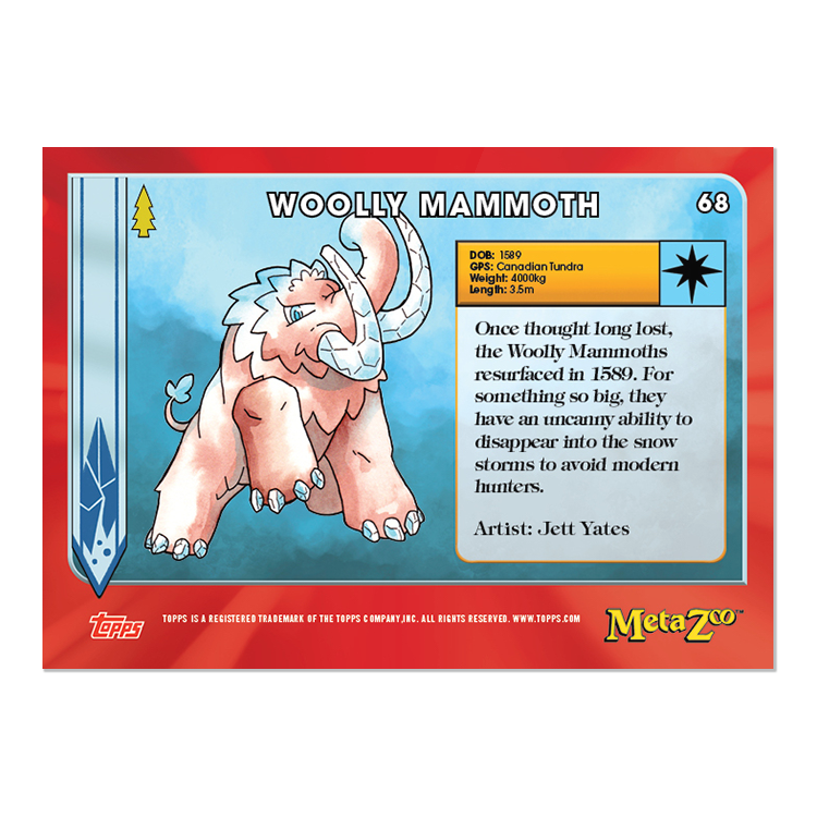 Topps MetaZoo Wilderness 30 Card Box - On Demand Set 2022