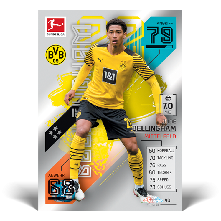 Topps Bundesliga Match Attax Chrome 2021/22  - Pack