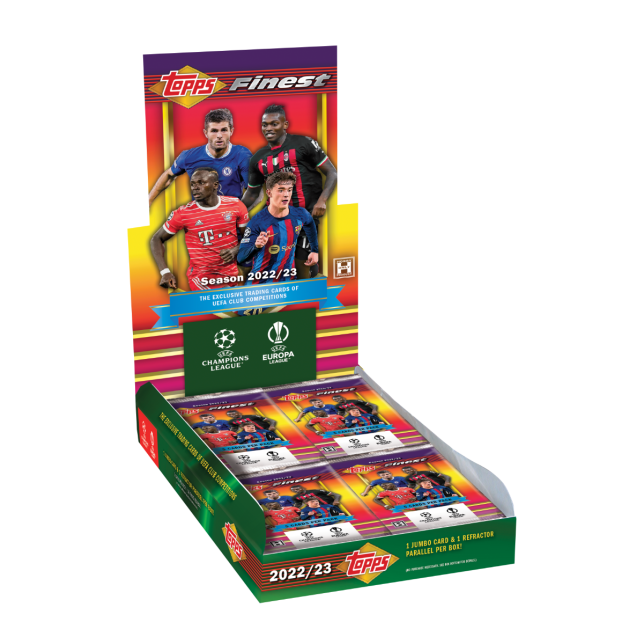 Topps Finest Flashbacks UEFA Club Competitions 2022-23 Hobby Box