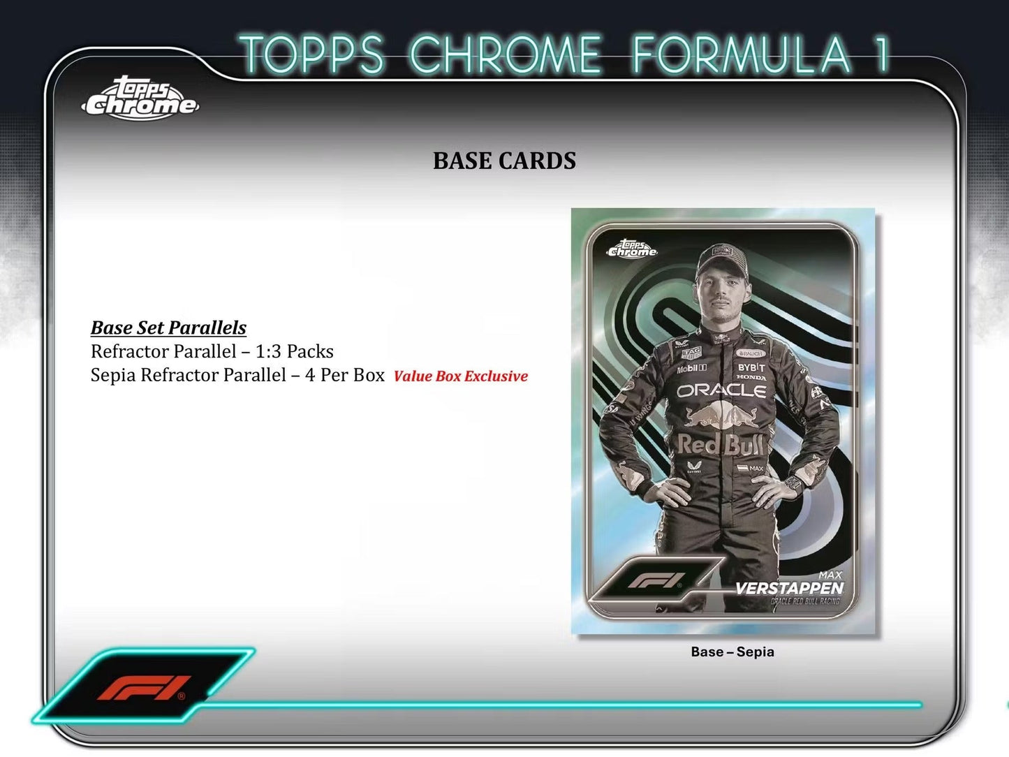 2024 Topps Chrome Formula 1 F1 Racing Blaster Box