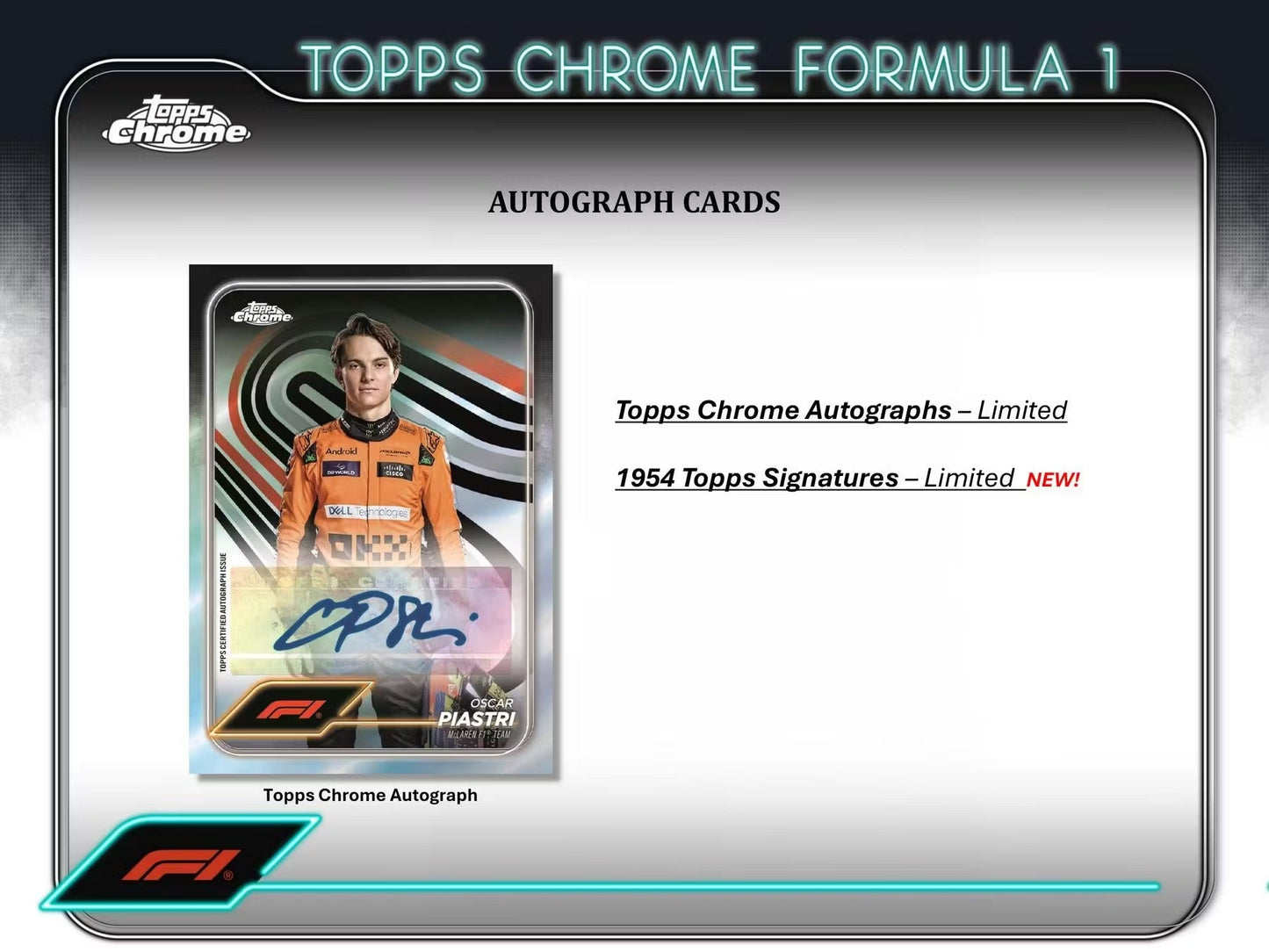 2024 Topps Chrome Formula 1 F1 Racing Blaster Box