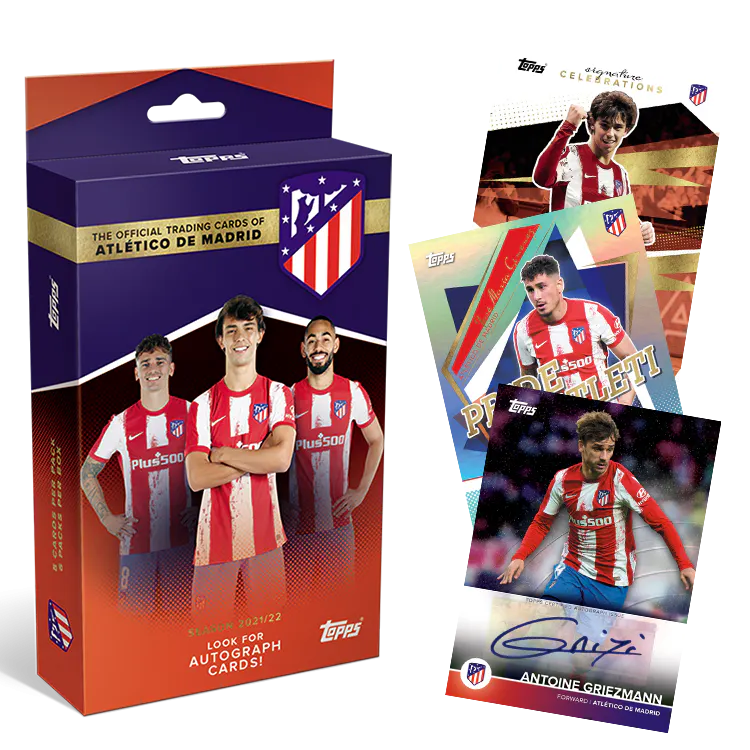 Topps Atlético de Madrid Official 2021-22 Team Set