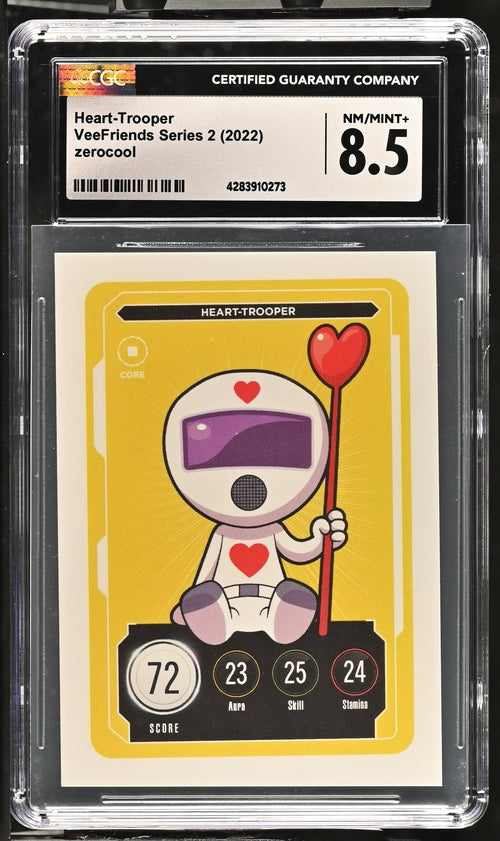 VeeFriends Heart-Trooper ZeroCool VeeFriends Series 2 2022 CGC8.5 Gary Vaynerchuk Originally Owned