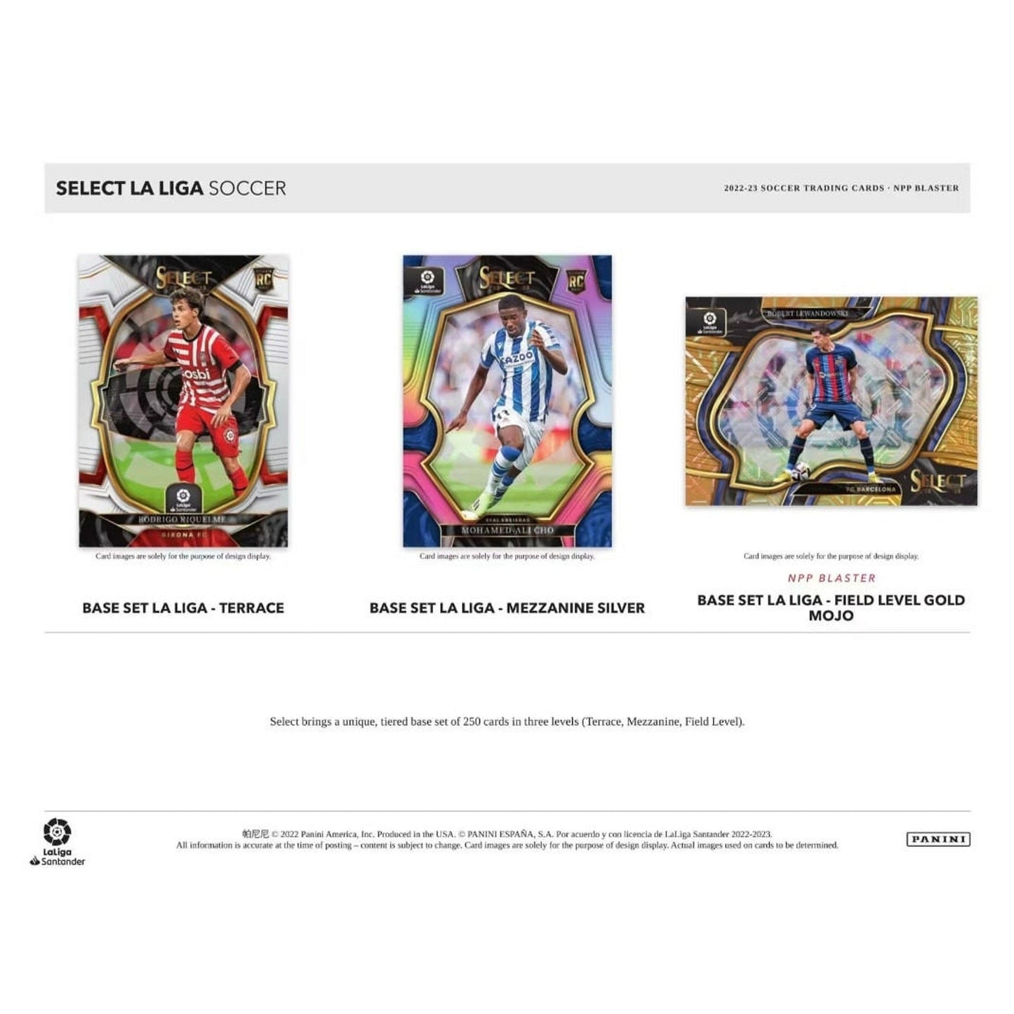 2022-23 Panini Select LaLiga Blaster Box Soccer Cards