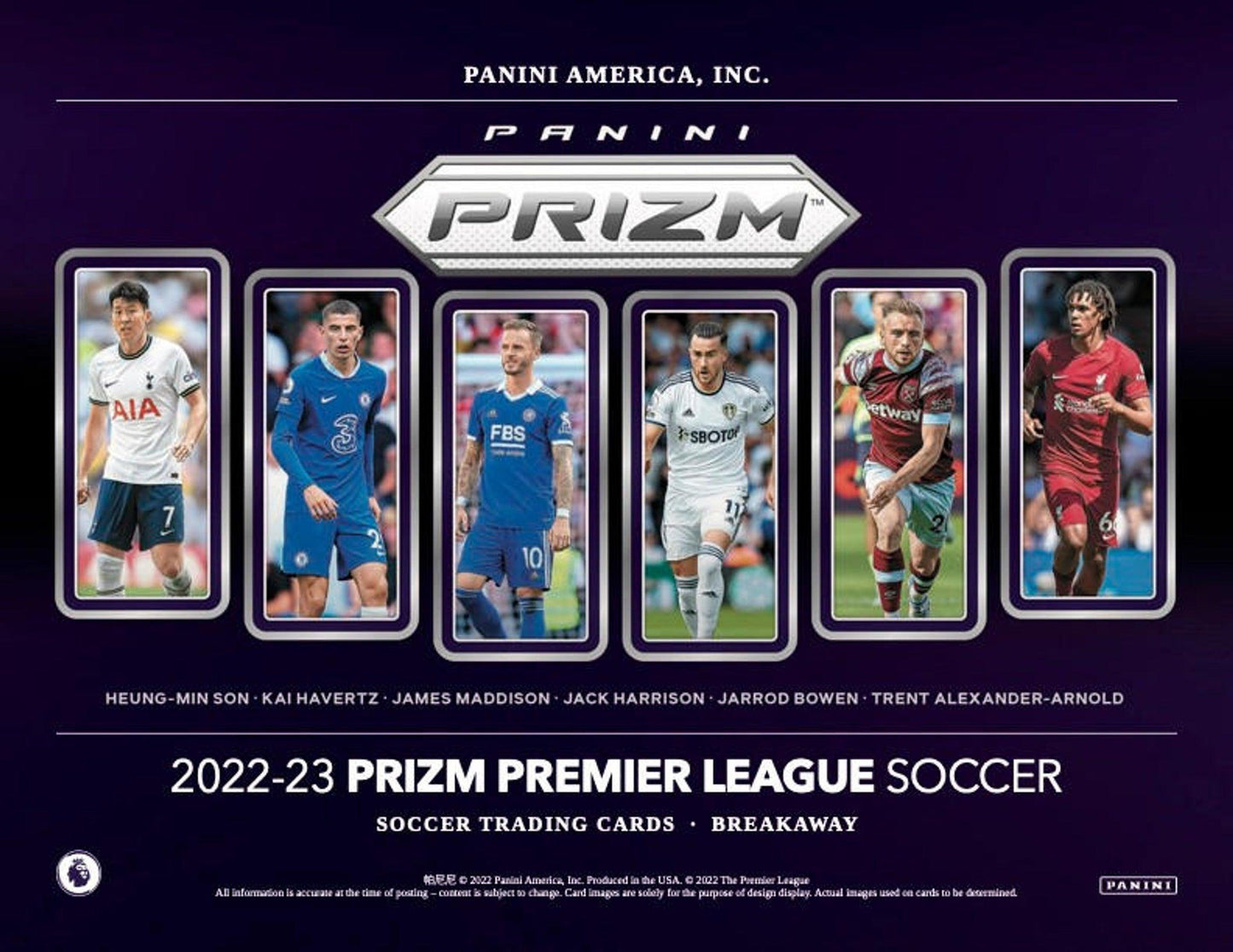 2022-23 Panini Prizm Premier League Hobby H2 Breakaway Soccer Box