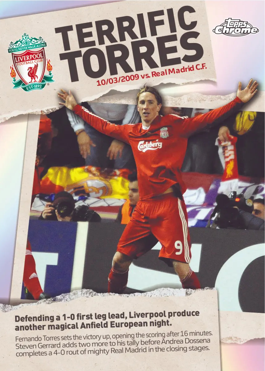Topps Chrome Liverpool FC 23/24  - Pack