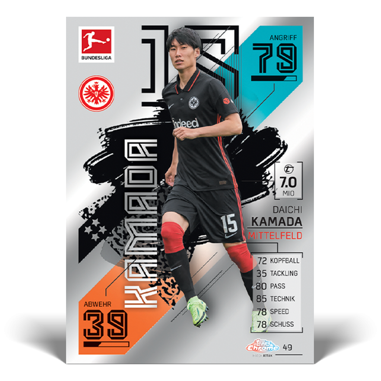 Topps Bundesliga Match Attax Chrome 2021/22  - Pack