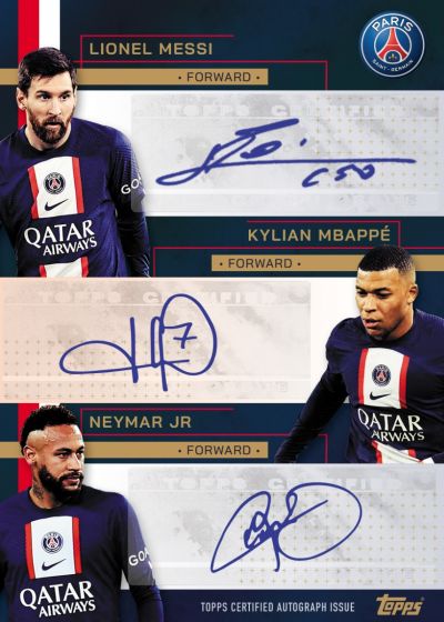 Topps Paris Saint-Germain 2022/23 Team Set