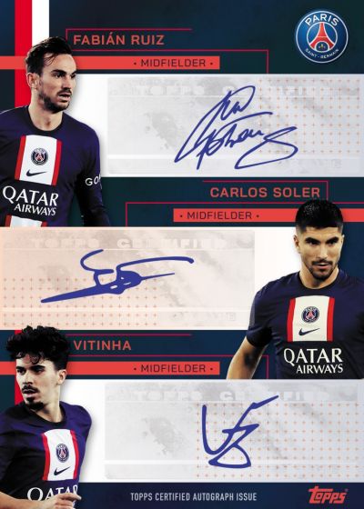 Topps Paris Saint-Germain 2022/23 Team Set
