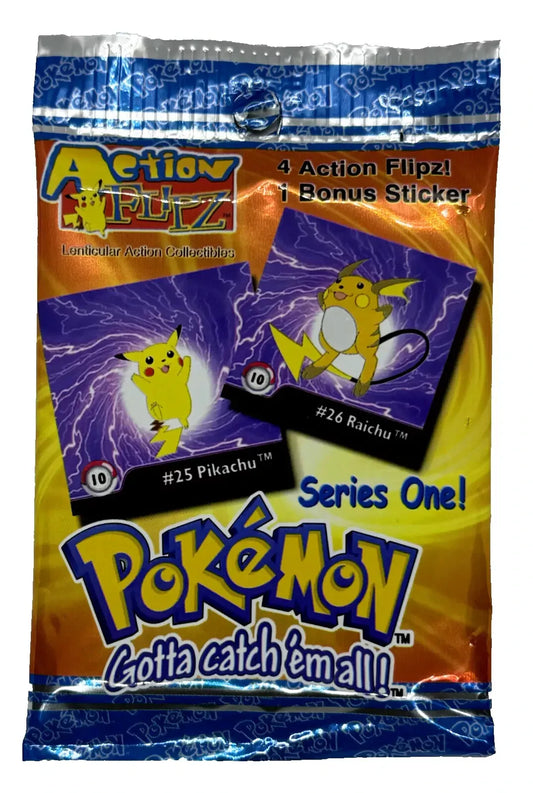 Pokemon 1999 Action Flipz Sealed Pack - Hobby Exclusive - Series 1