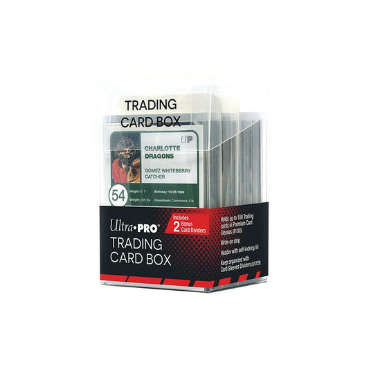 Ultra PRO Trading Card Box Holds 100 trading cards