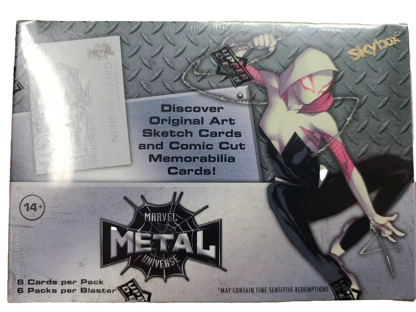 2022 Upper Deck Marvel Metal Universe Trading Cards Spiderman Blaster Box