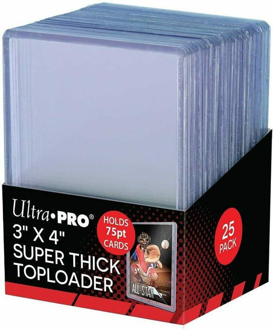 Ultra Pro Super Thick 75PT Top loaders (25 Pack)