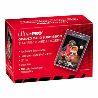 Ultra Pro - Semi Rigid 1/2" Lip Tall Sleeves (200 Pack)