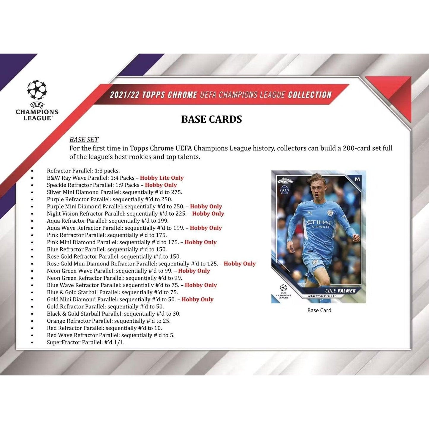 2021/22 Topps UEFA Champions League Chrome Soccer Hobby Box