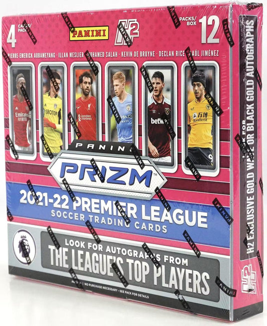 2021/22 Panini Prizm Premier League EPL Soccer H2 Box