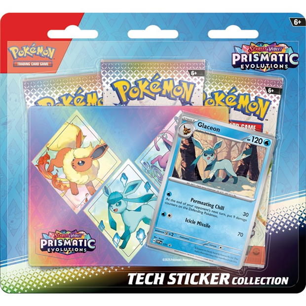 Pokémon Scarlet & Violet Prismatic Evolution Tech Sticker Collection